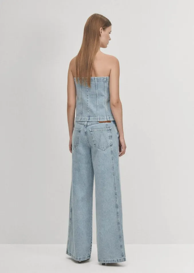 Troyes Blue Denim Tank Women ALOHAS Tops