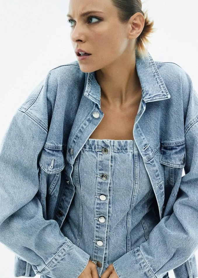 Troyes Blue Denim Tank Women ALOHAS Tops