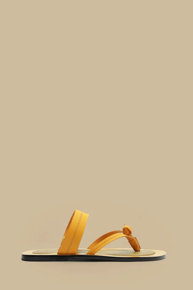Turmeric Tie Flat Sandal Women FARM Rio Sandals