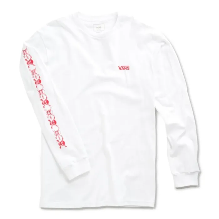 Vans Anaheim Factory OG Skull Long Sleeve TShirt White Men TShirts and Tanks