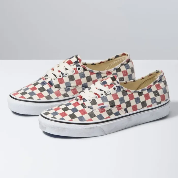 Vans Classics Shoes MenWomen Washed Authentic Dress BluesChili Pepper