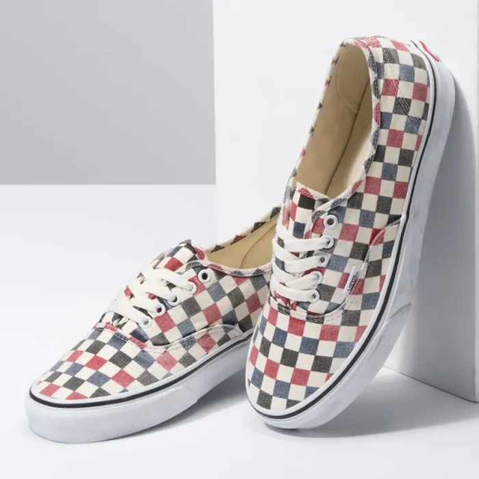Vans Classics Shoes MenWomen Washed Authentic Dress BluesChili Pepper Vans Classics Shoes MenWomen Washed Authentic Dress BluesChili Pepper