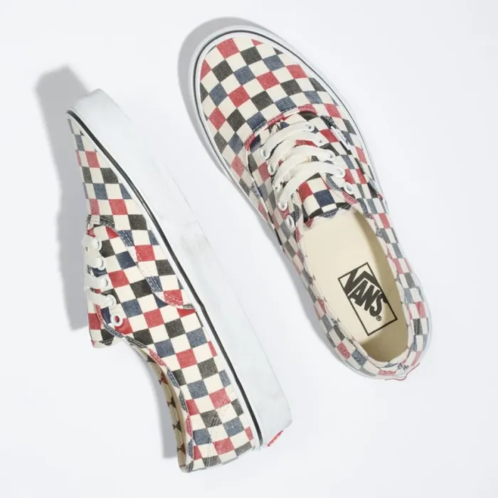 Vans Classics Shoes MenWomen Washed Authentic Dress BluesChili Pepper Vans Classics Shoes MenWomen Washed Authentic Dress BluesChili Pepper