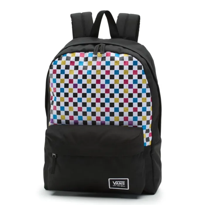 Vans Realm Classic Glitter Backpack Glitter Check MenWomen Backpacks and Bags Vans Realm Classic Glitter Backpack Glitter Check MenWomen Backpacks and Bags