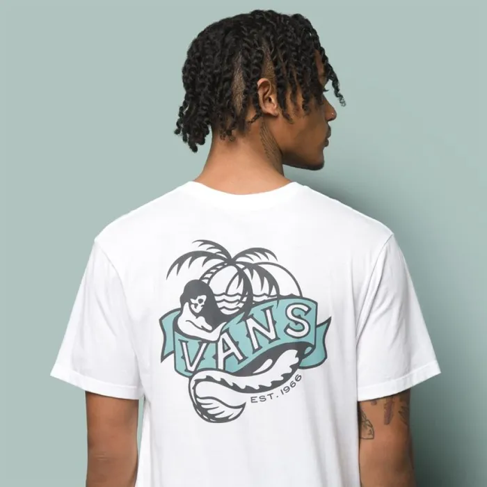 Vans Siren TShirt White Men TShirts and Tanks