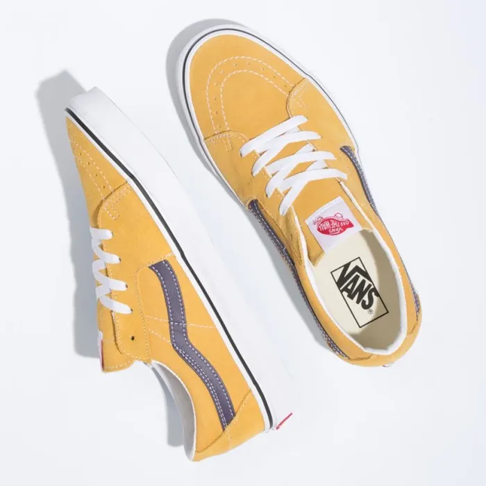 Vans Sk8Low Honey GoldPurple Velvet MenWomen Classics Shoes Vans Sk8Low Honey GoldPurple Velvet MenWomen Classics Shoes