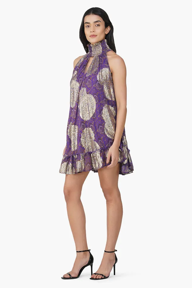 Victoria Iris Printed Short Dress Victoria Iris Printed Short Dress