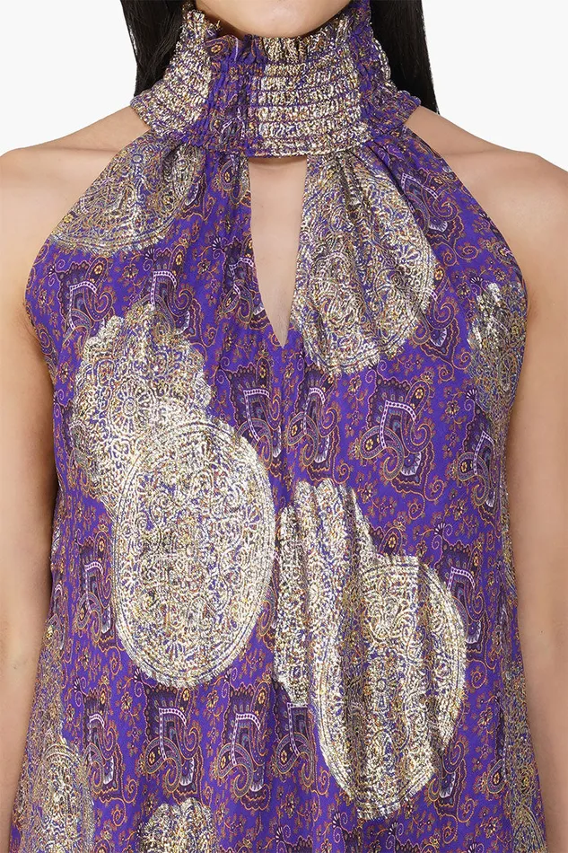Victoria Iris Printed Short Dress Victoria Iris Printed Short Dress