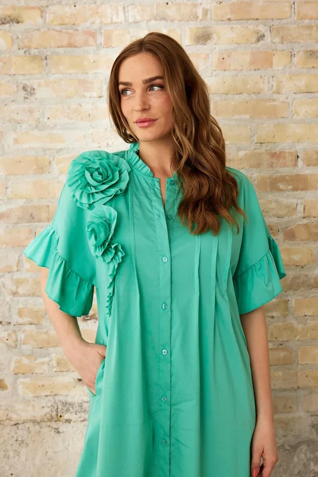 VIKKY DRESS 16216 610 Mint 610 Women IN FRONT DRESSES