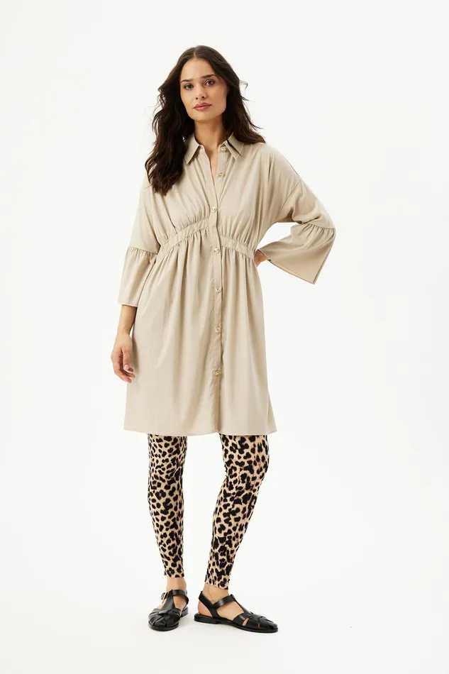 VIKKY TUNIC 16308 191 Sand 191 Women IN FRONT DRESSES