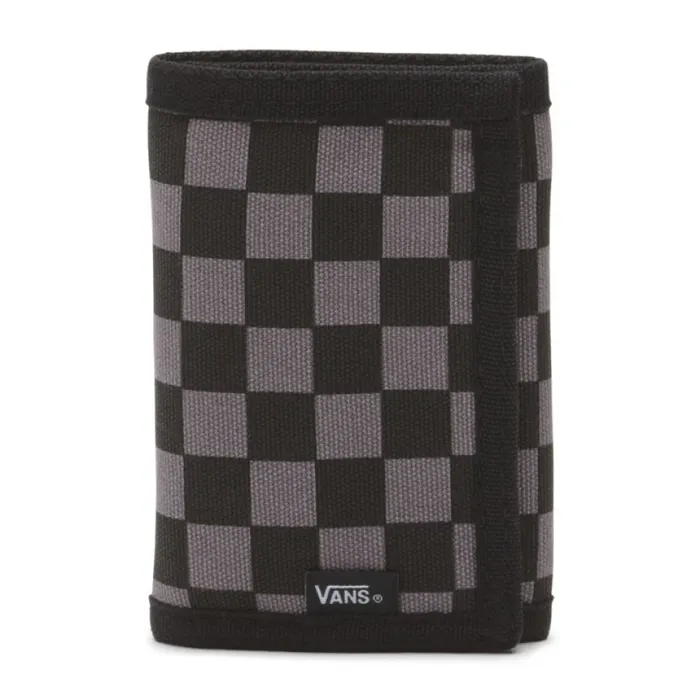 Wallets Slipped Wallet Gunmetal GrayBlack 8211 Vans Men