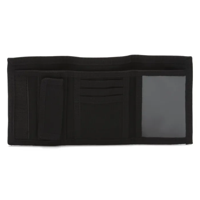 Wallets Slipped Wallet Gunmetal GrayBlack 8211 Vans Men Wallets Slipped Wallet Gunmetal GrayBlack 8211 Vans Men