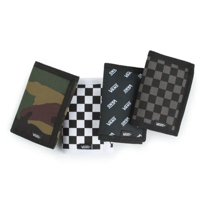 Wallets Slipped Wallet Gunmetal GrayBlack 8211 Vans Men Wallets Slipped Wallet Gunmetal GrayBlack 8211 Vans Men