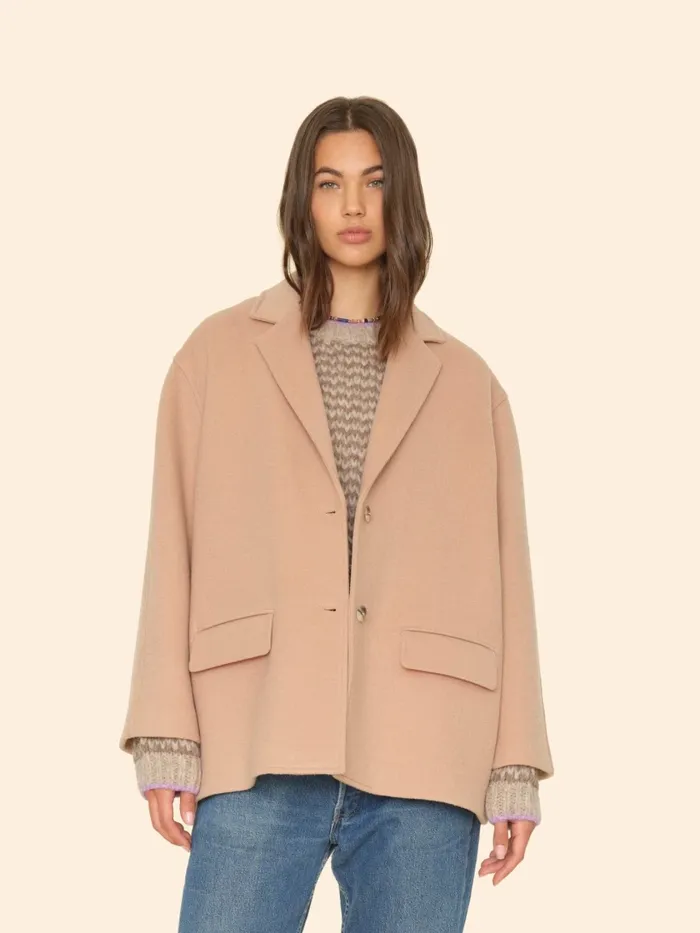 Warm Camel Rowan Jacket Sweaters and Jackets XRENA Women