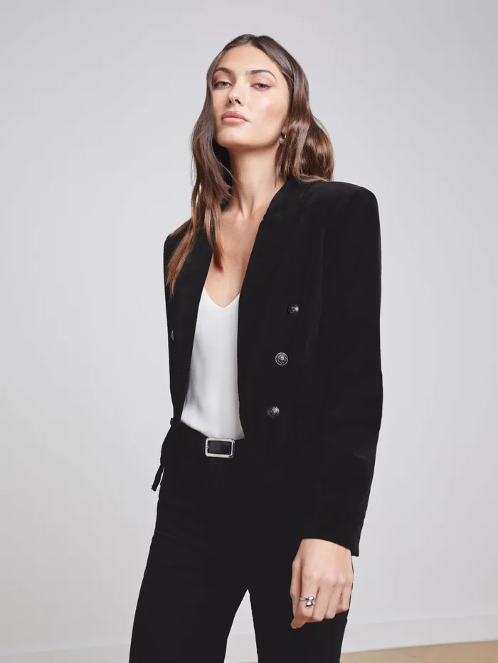 Wayne Blazer Black Women L039Agence Blazers and Jackets