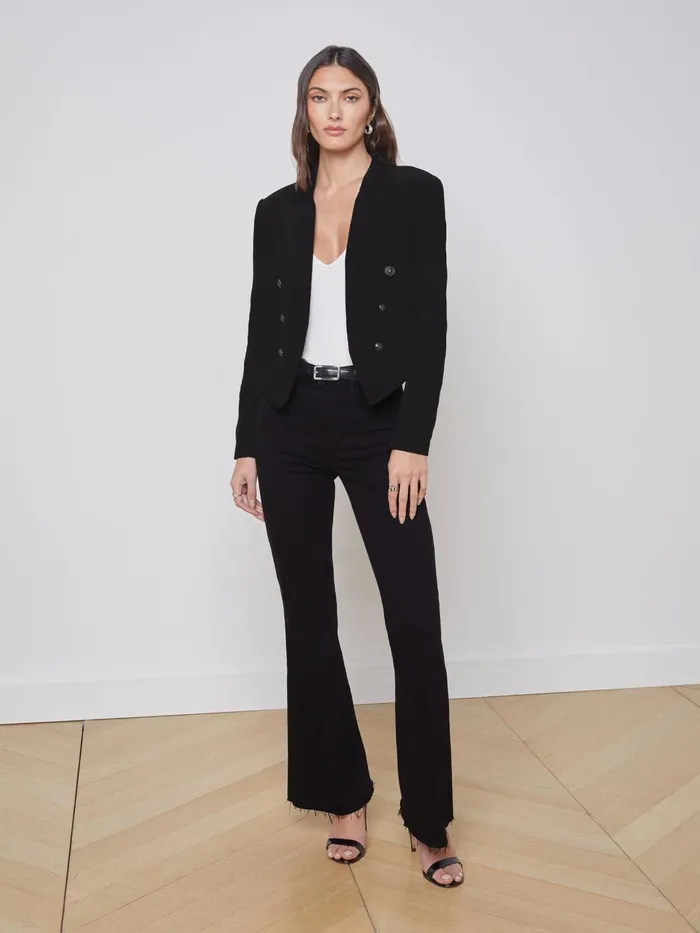 Wayne Blazer Black Women L039Agence Blazers and Jackets