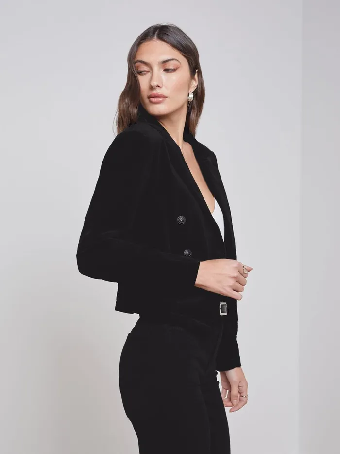 Wayne Blazer Black Women L039Agence Blazers and Jackets