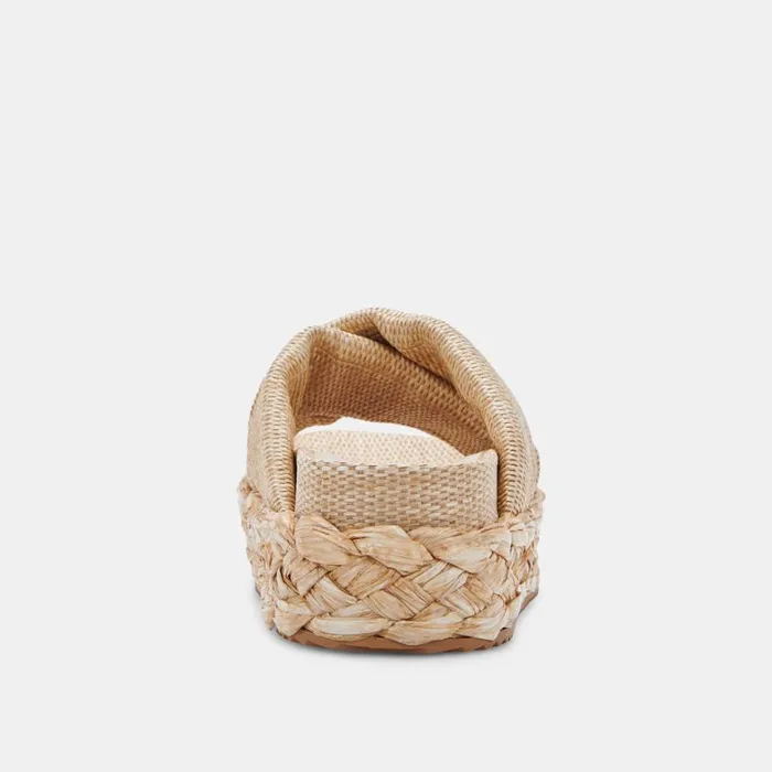 Wedges Women Dolce Vita Blume Sandals Lt Natural Raffia