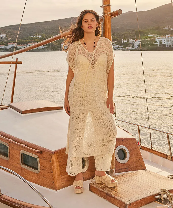 Wedges Women Dolce Vita Eldora Heels Natural White Raffia
