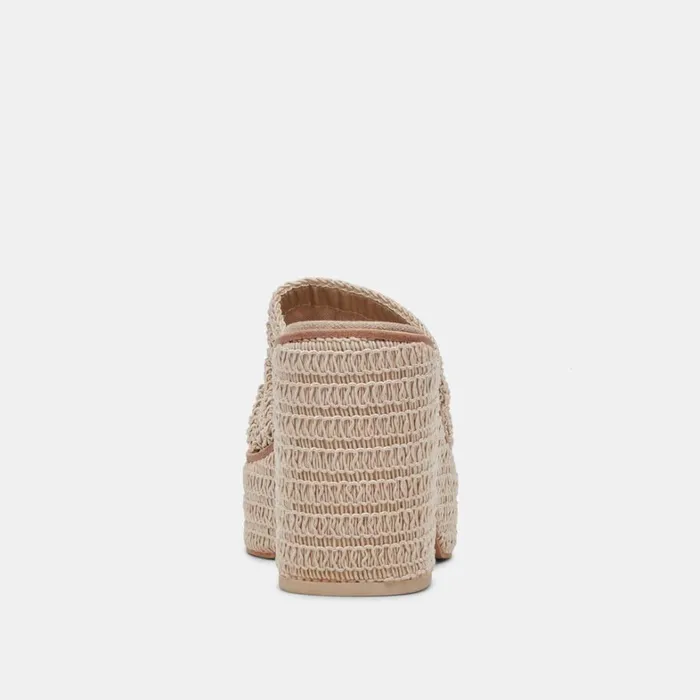 Wedges Women Dolce Vita Ladin Heels Ivory Woven