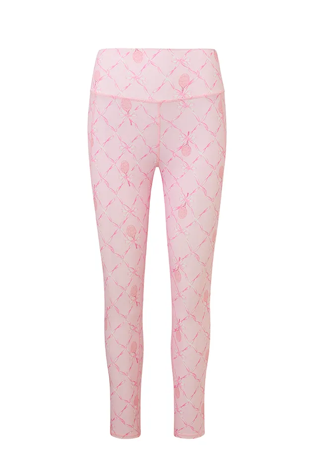 Women Active LoveShackFancy Highland Active Legging Candy Lipstick