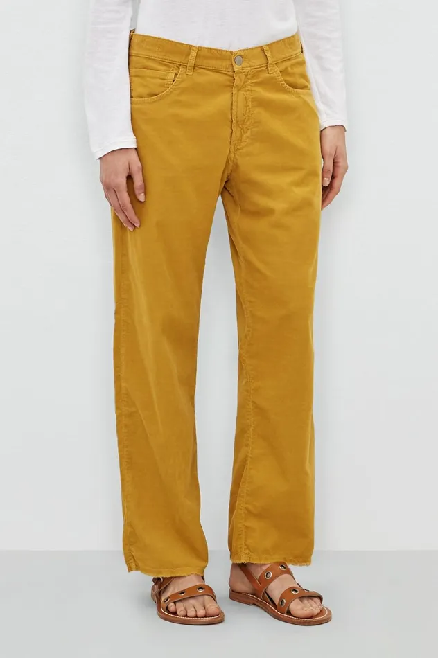 Women ALOSACUT 8211 Baby Corduroy 5pocket Boyfriend Trousers 8211 Mostarda Massimo Alba Trousers and Shorts Women ALOSACUT 8211 Baby Corduroy 5pocket Boyfriend Trousers 8211 Mostarda Massimo Alba Trousers and Shorts