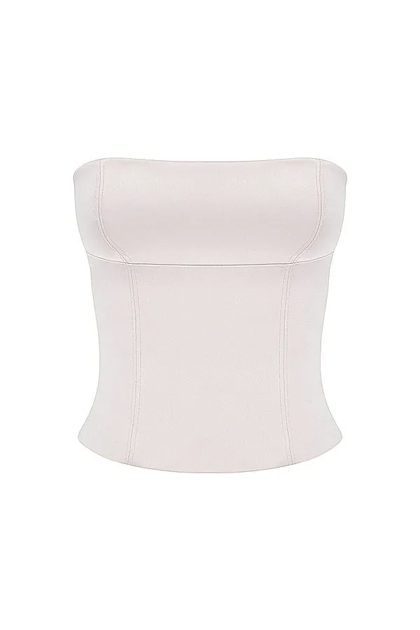 Women Angelica Crystal Satin Strapless Corset House Of CB Corsets Women Angelica Crystal Satin Strapless Corset House Of CB Corsets
