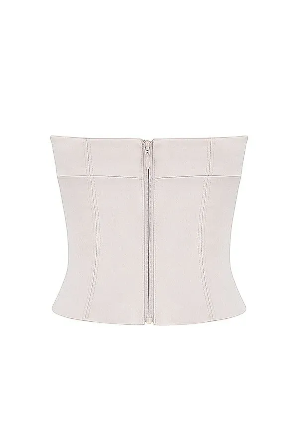 Women Angelica Crystal Satin Strapless Corset House Of CB Corsets Women Angelica Crystal Satin Strapless Corset House Of CB Corsets