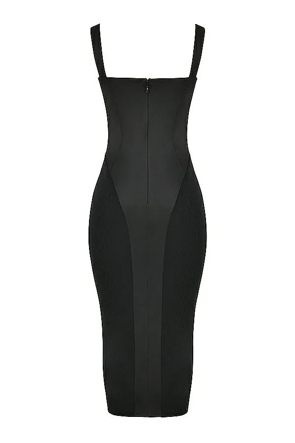 Women Arielle Black Corset Midi Dress House Of CB Dresses Women Arielle Black Corset Midi Dress House Of CB Dresses