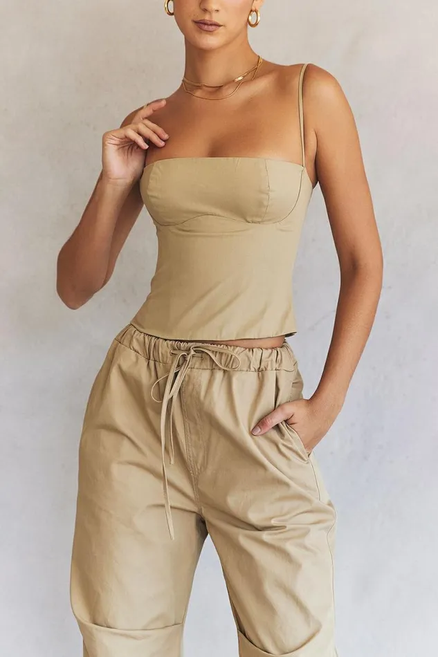 Women Audette Camel Structured Corset House Of CB Corsets Women Audette Camel Structured Corset House Of CB Corsets