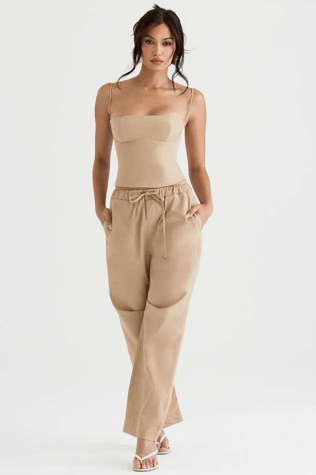 Women Audette Camel Structured Corset House Of CB Corsets Women Audette Camel Structured Corset House Of CB Corsets
