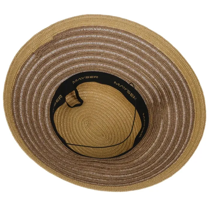 Women Audrey Big Brim Sun Hat Natural Brown Mayser Straw Hats Women Audrey Big Brim Sun Hat Natural Brown Mayser Straw Hats