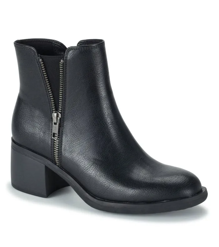 Women Baretraps Booties Avery Block Heel Bootie Black