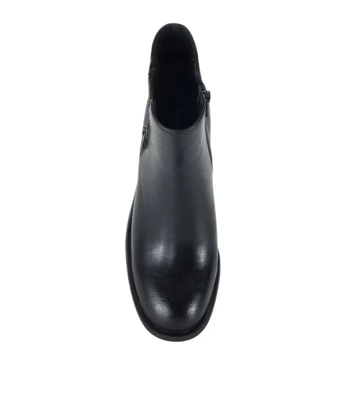 Women Baretraps Booties Avery Block Heel Bootie Black Women Baretraps Booties Avery Block Heel Bootie Black