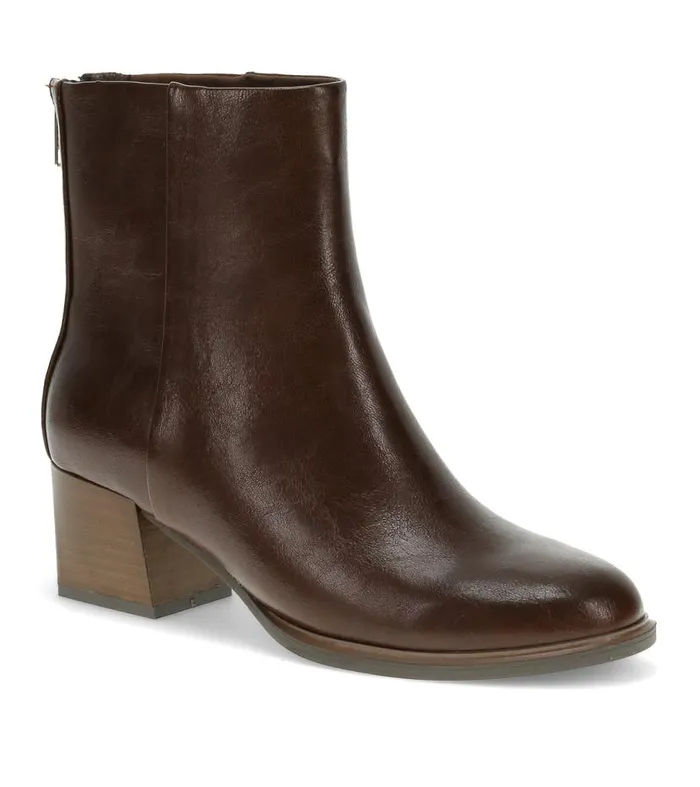 Women Baretraps Booties Bessie Block Heel Bootie Bloodstone