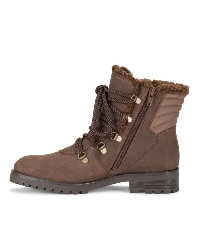 Women Baretraps Booties Dennison Lace Up Boot Brown