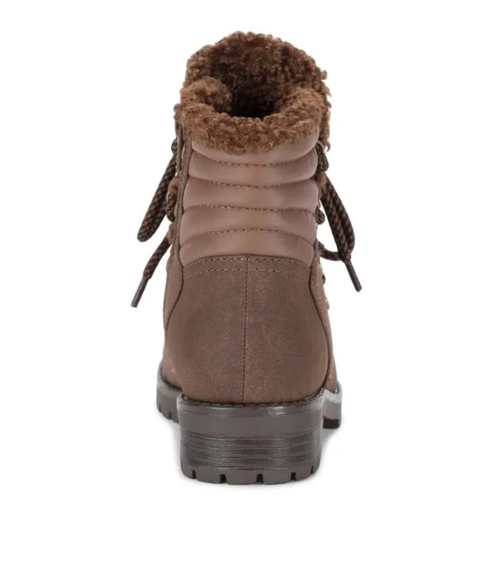 Women Baretraps Booties Dennison Lace Up Boot Brown