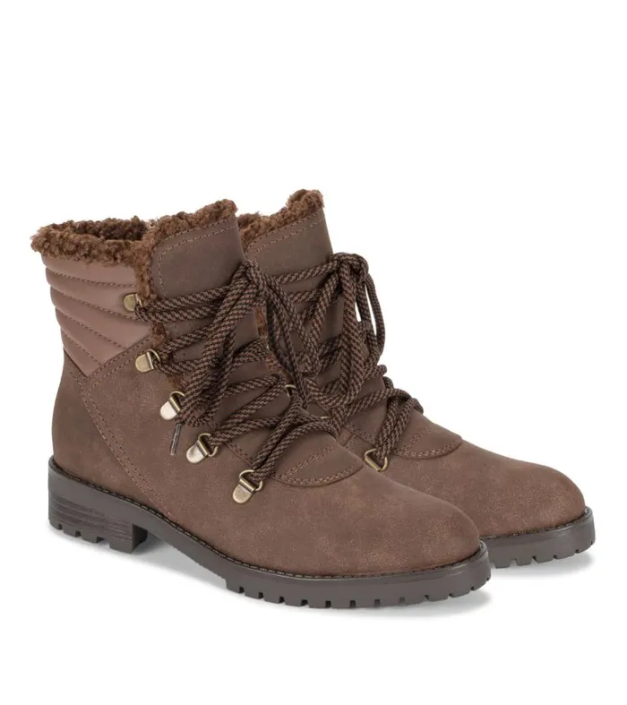 Women Baretraps Booties Dennison Lace Up Boot Brown
