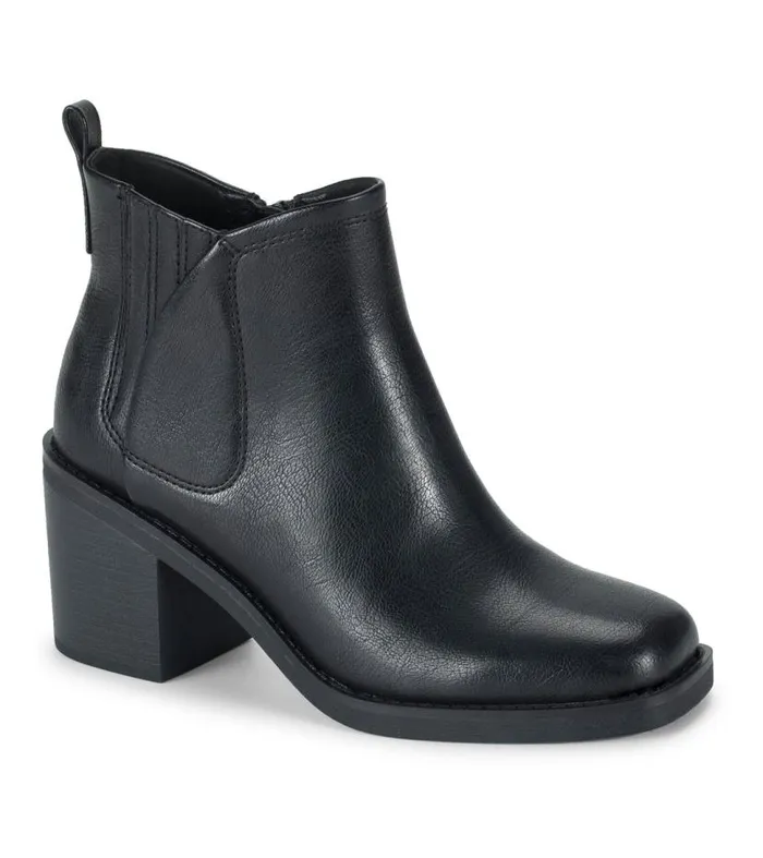 Women Baretraps Booties Maria Block Heel Bootie Black
