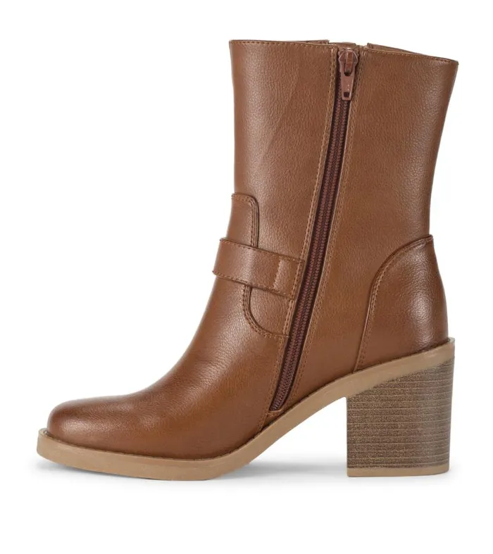 Women Baretraps Booties Mayla Mid Calf Boot Walnut Women Baretraps Booties Mayla Mid Calf Boot Walnut