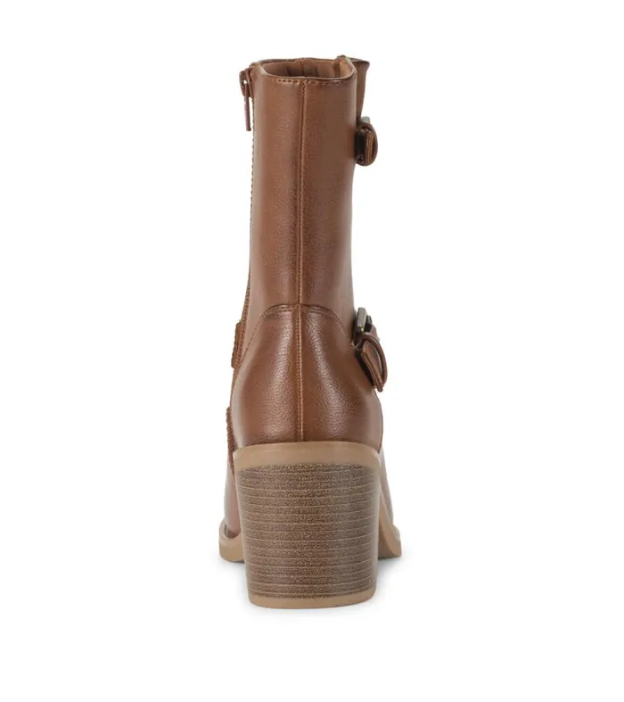 Women Baretraps Booties Mayla Mid Calf Boot Walnut Women Baretraps Booties Mayla Mid Calf Boot Walnut