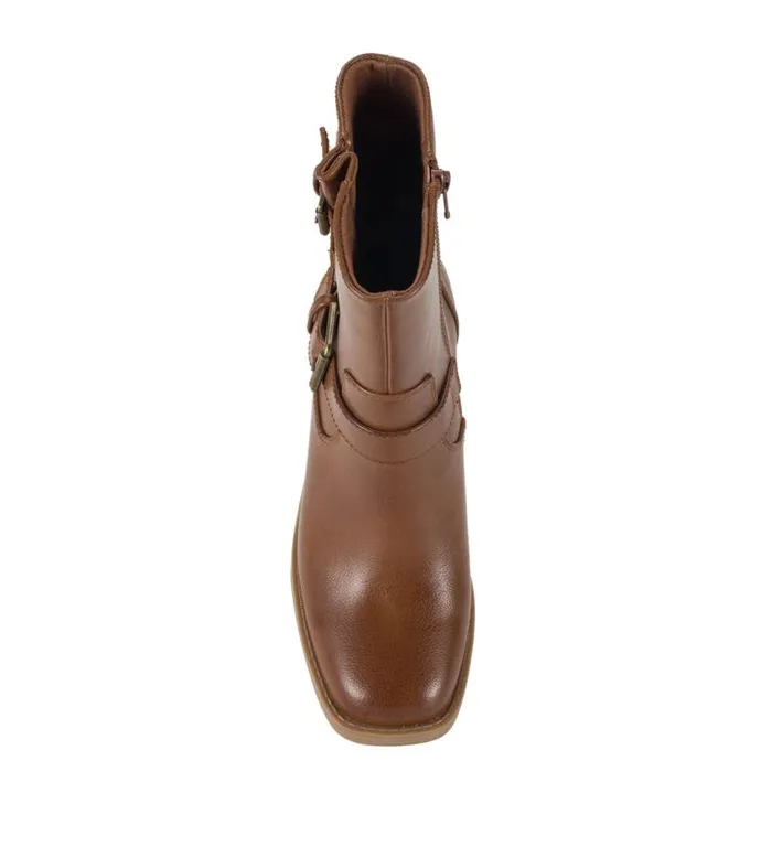 Women Baretraps Booties Mayla Mid Calf Boot Walnut Women Baretraps Booties Mayla Mid Calf Boot Walnut