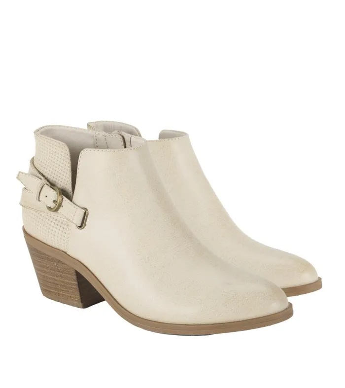 Women Baretraps Booties Shannen Block Heel Bootie Milkyway