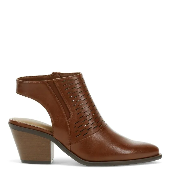 Women Baretraps Booties Yangley Block Heel Bootie Mahogany Women Baretraps Booties Yangley Block Heel Bootie Mahogany