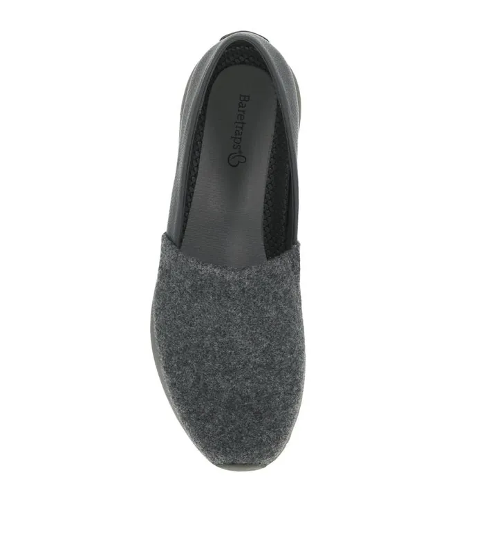 Women Baretraps Flats and Loafers Gennie Slip On Dark Grey