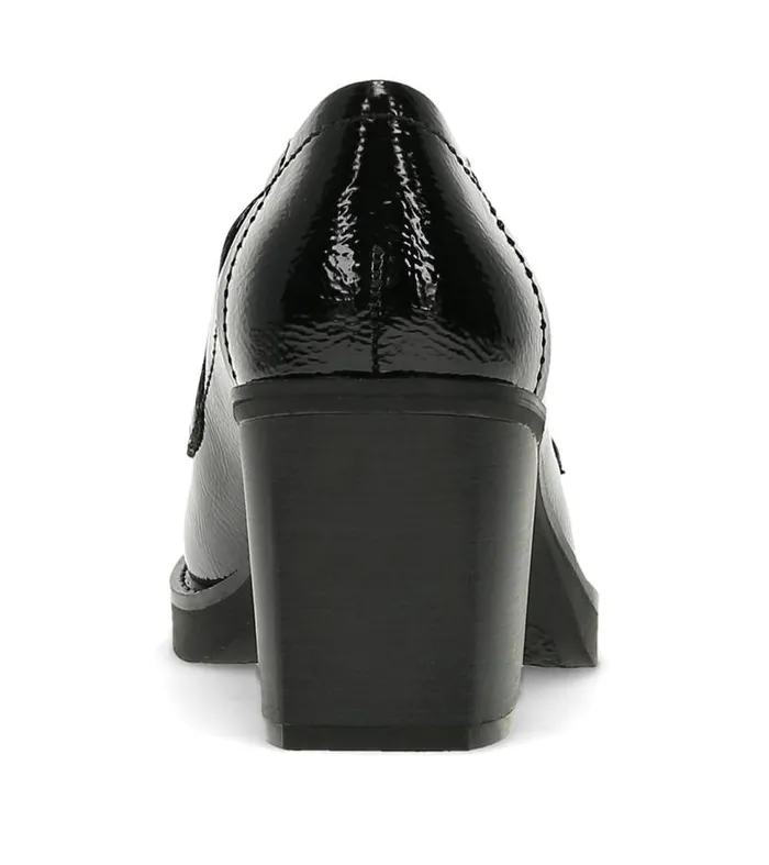 Women Baretraps Flats and Loafers Gretel Block Heel Loafer Black Patent Women Baretraps Flats and Loafers Gretel Block Heel Loafer Black Patent