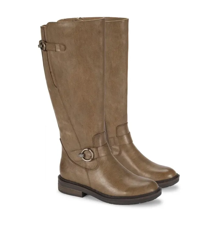 Women Baretraps Knee High Boots Aphrodite Tall Boot Dark Taupe