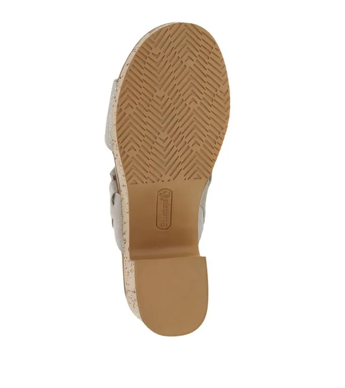 Women Baretraps Slides and Slip On Sandals Mavis Block Heel Slide Sandal Champagne Women Baretraps Slides and Slip On Sandals Mavis Block Heel Slide Sandal Champagne