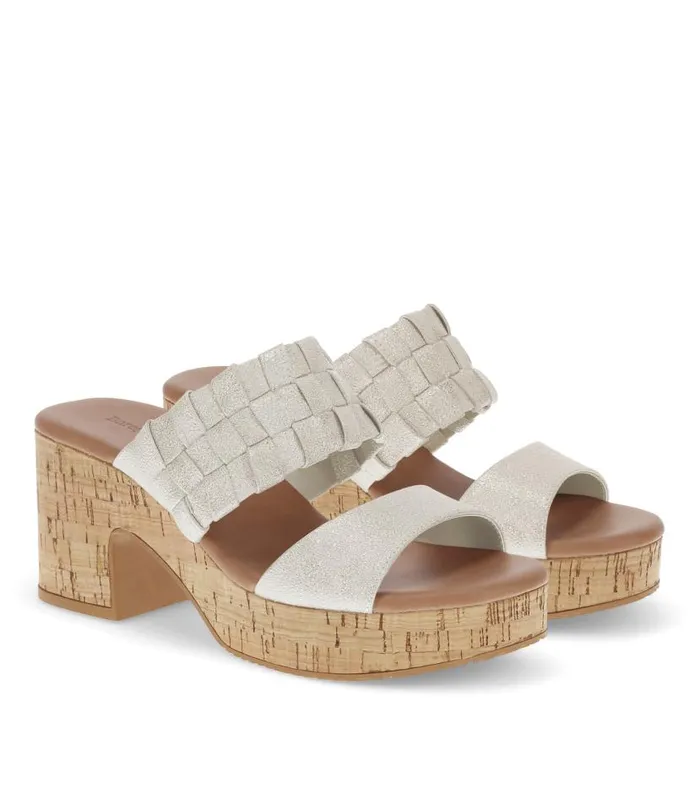 Women Baretraps Slides and Slip On Sandals Mavis Block Heel Slide Sandal Champagne Women Baretraps Slides and Slip On Sandals Mavis Block Heel Slide Sandal Champagne