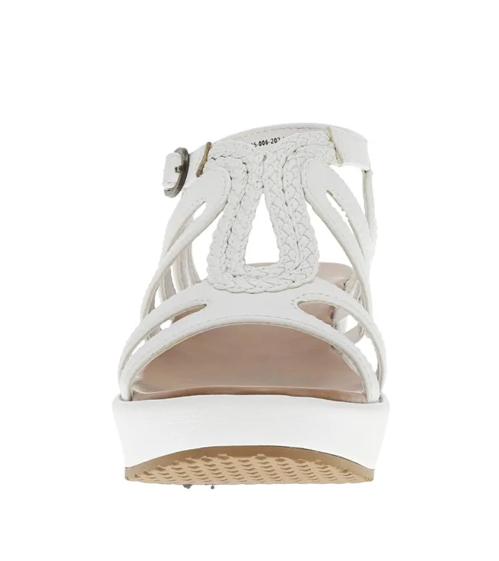 Women Baretraps Wedge Sandals Wilma Wedge Sandal White Women Baretraps Wedge Sandals Wilma Wedge Sandal White